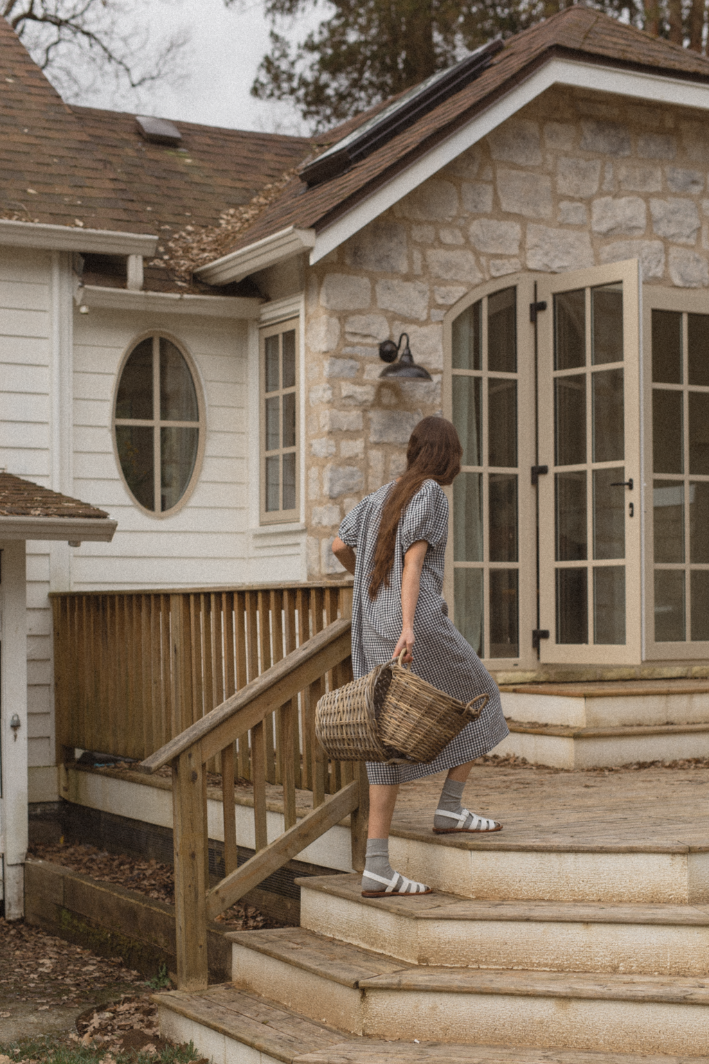 Cosette Dress Marine Gingham