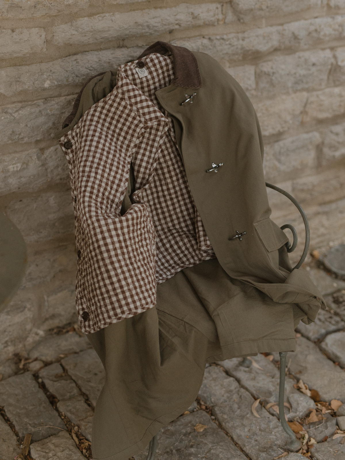 Jasper Vest Brown Gingham