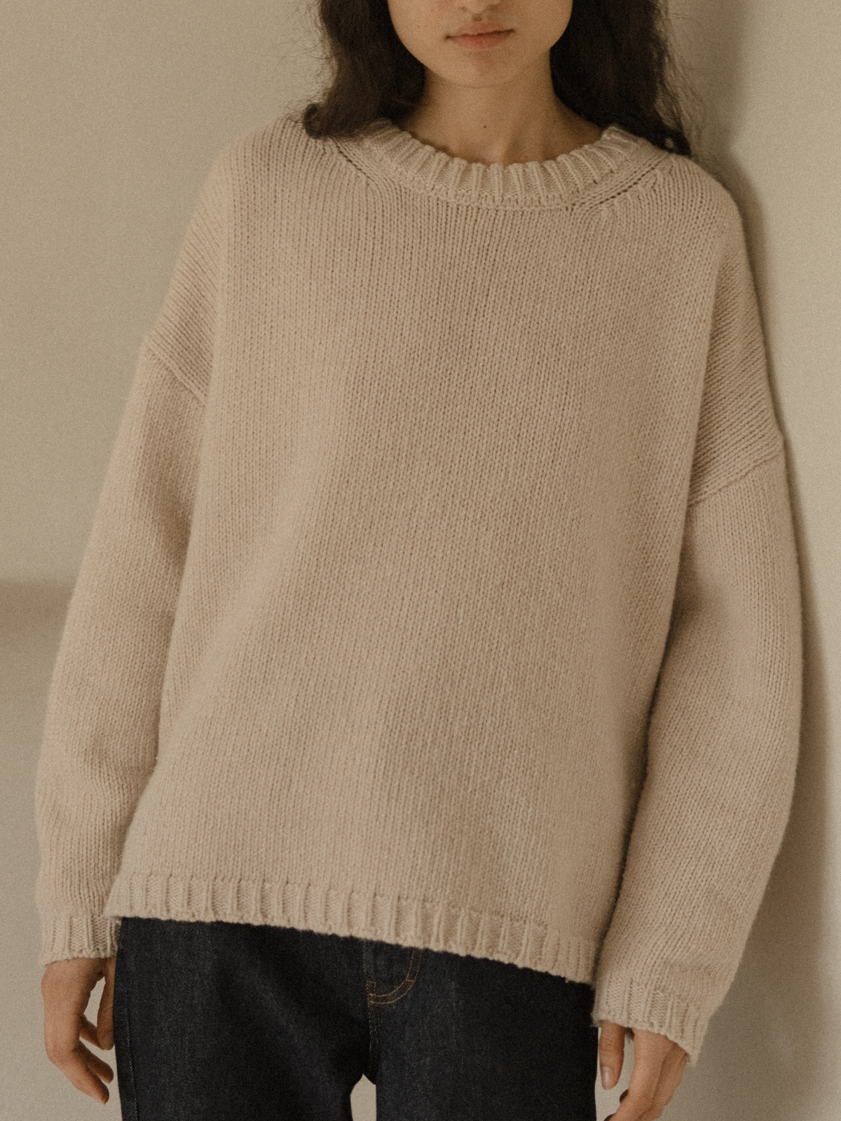 Ezra Pullover Oat Milk
