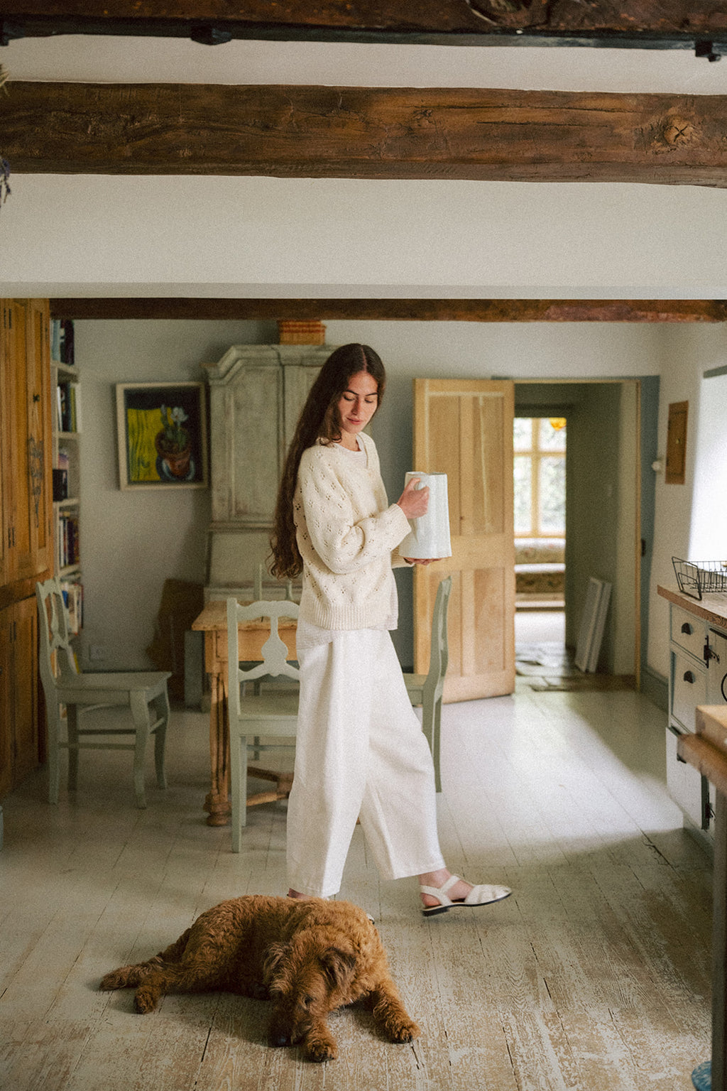 Mabel Cardigan Ivory