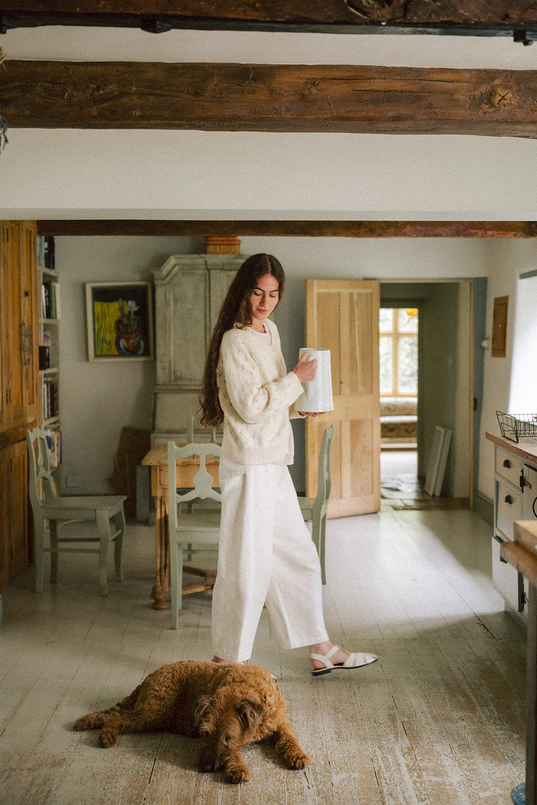 Mabel Cardigan Ivory