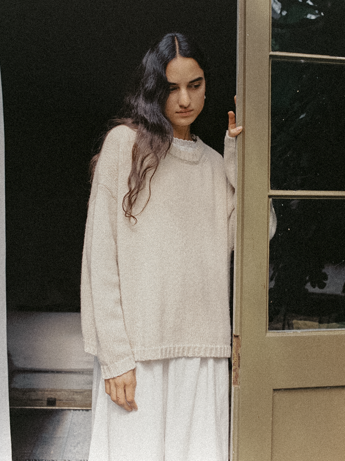 Ezra Pullover Oat Milk