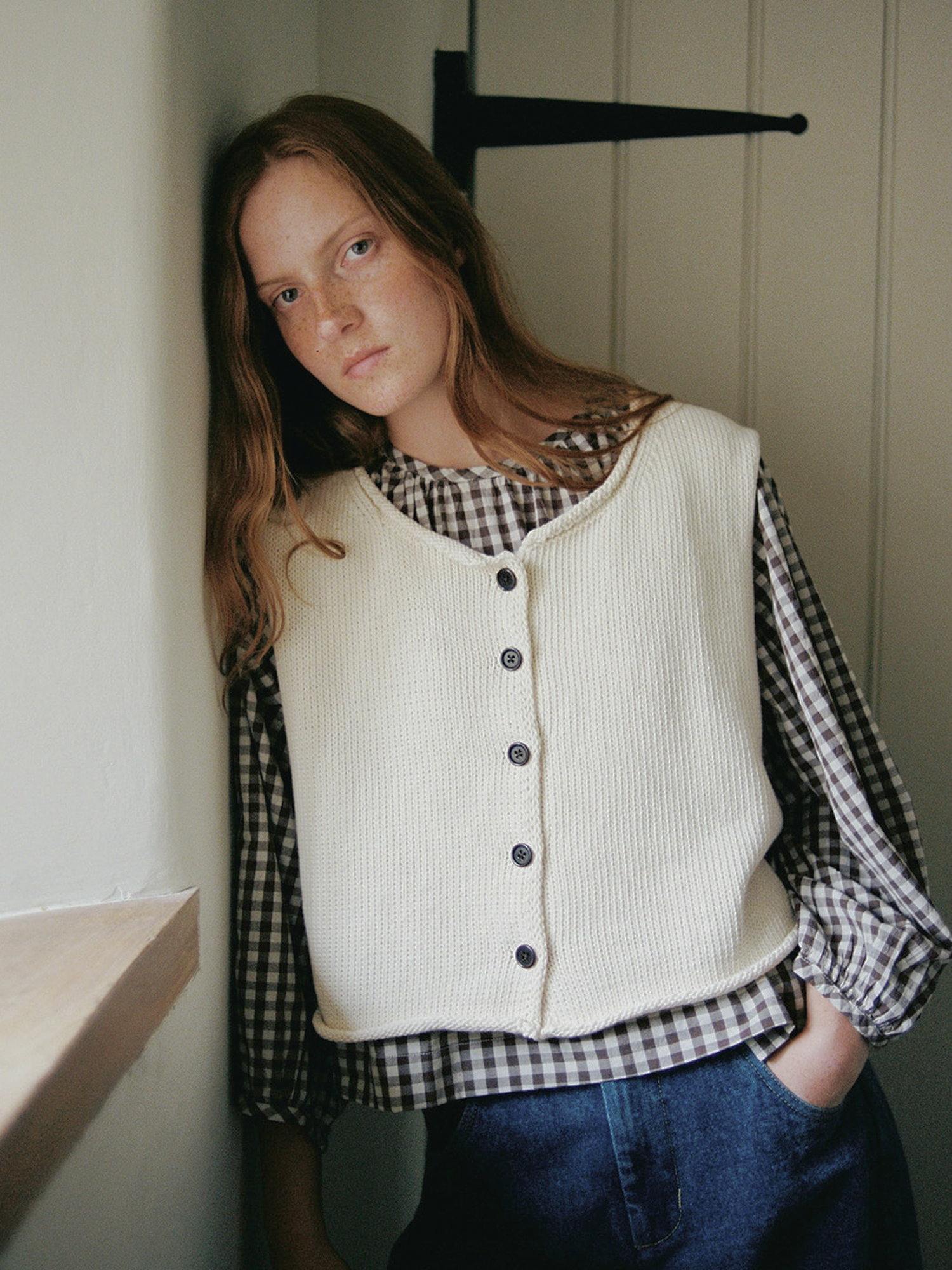 Lennon Vest Ivory