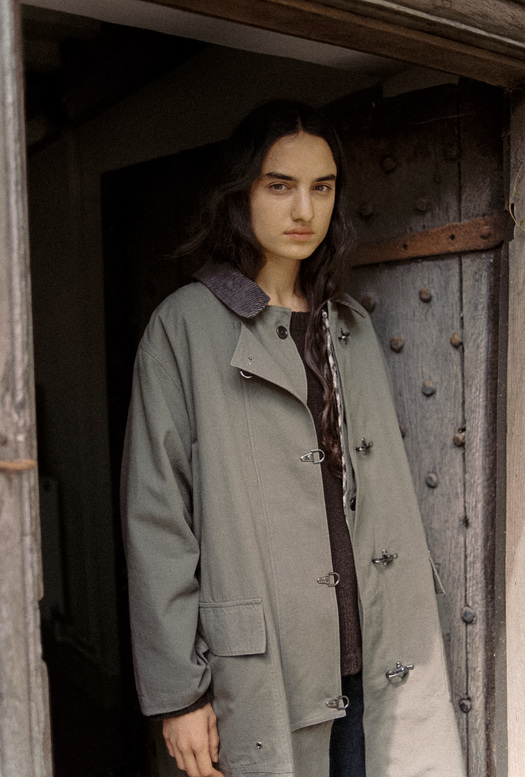 Jasper Coat Sage Green