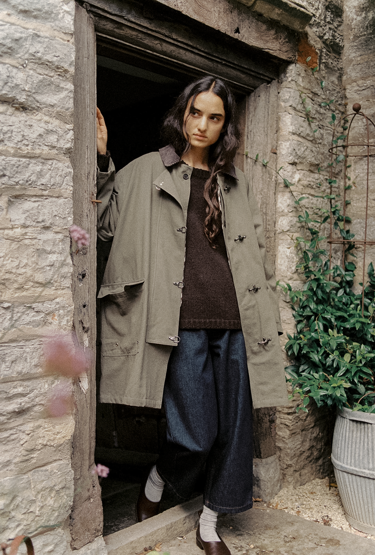Jasper Coat Sage Green