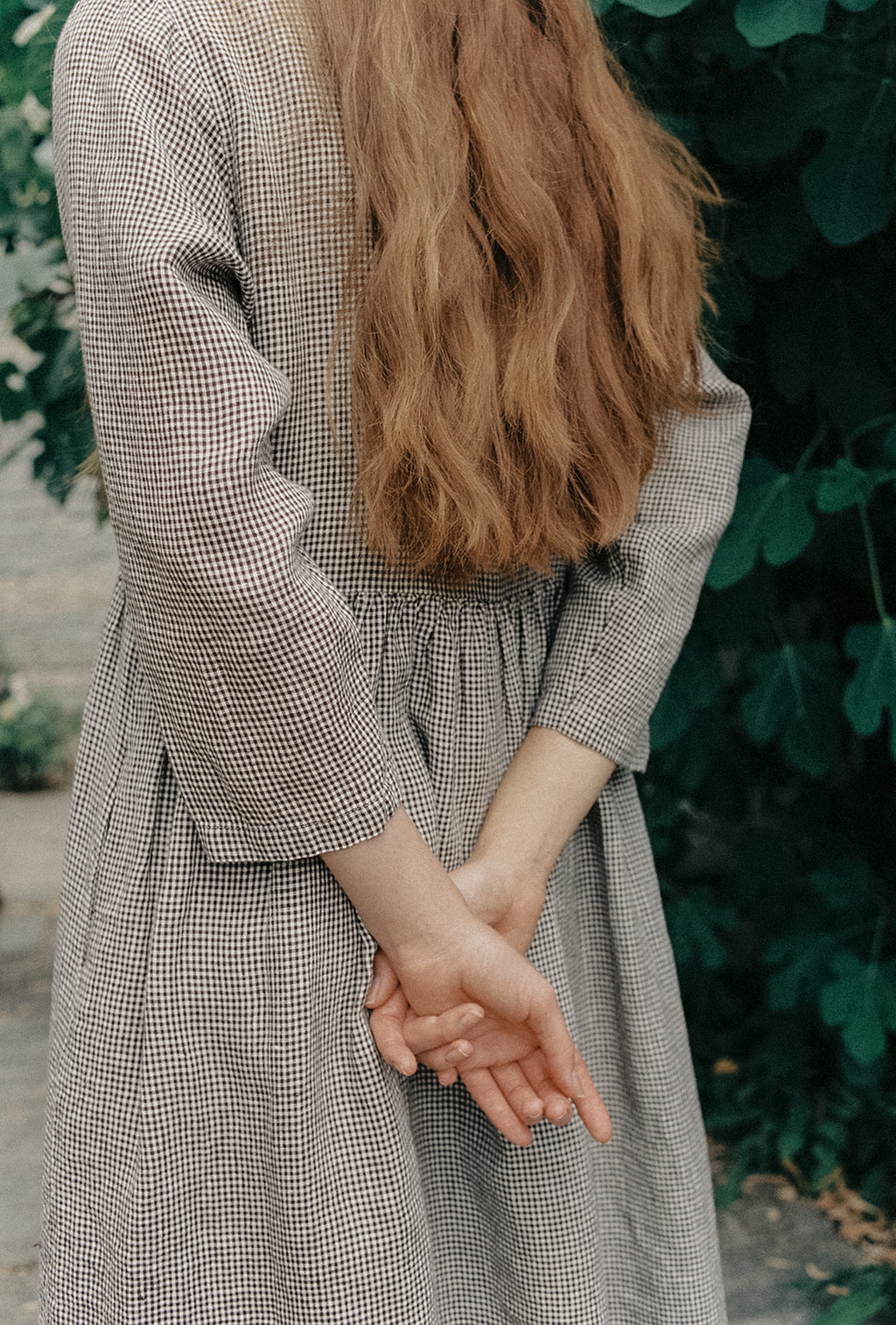 Artie Dress Espresso Gingham