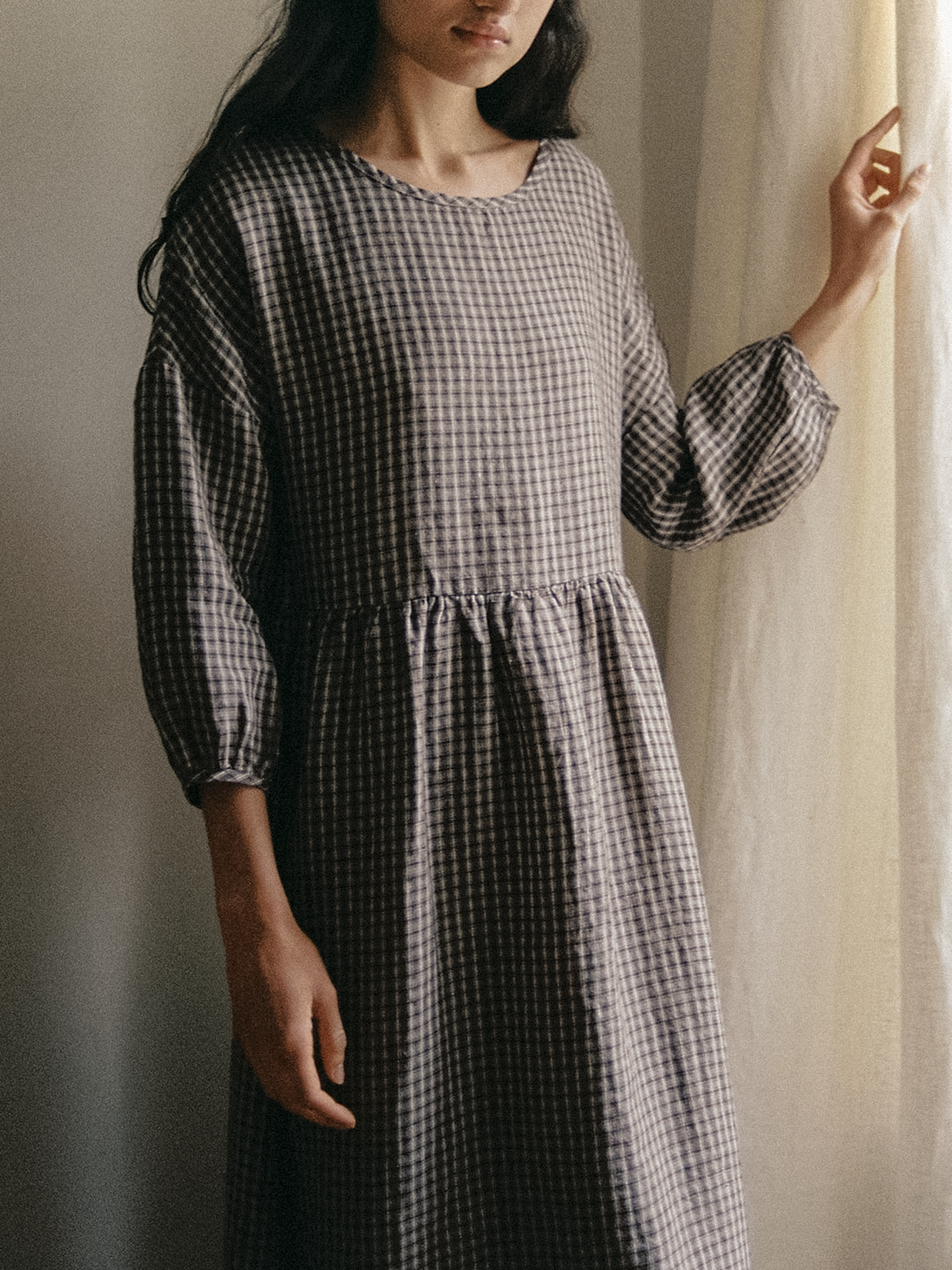 Darla Dress Chocolate Plaid