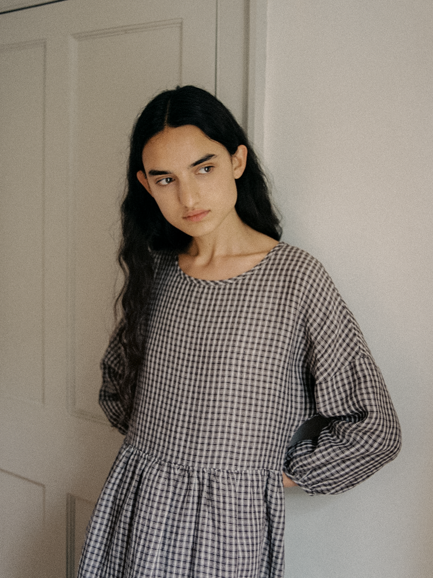 Darla Dress Chocolate Plaid