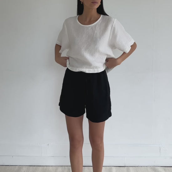 August Shorts in Noir