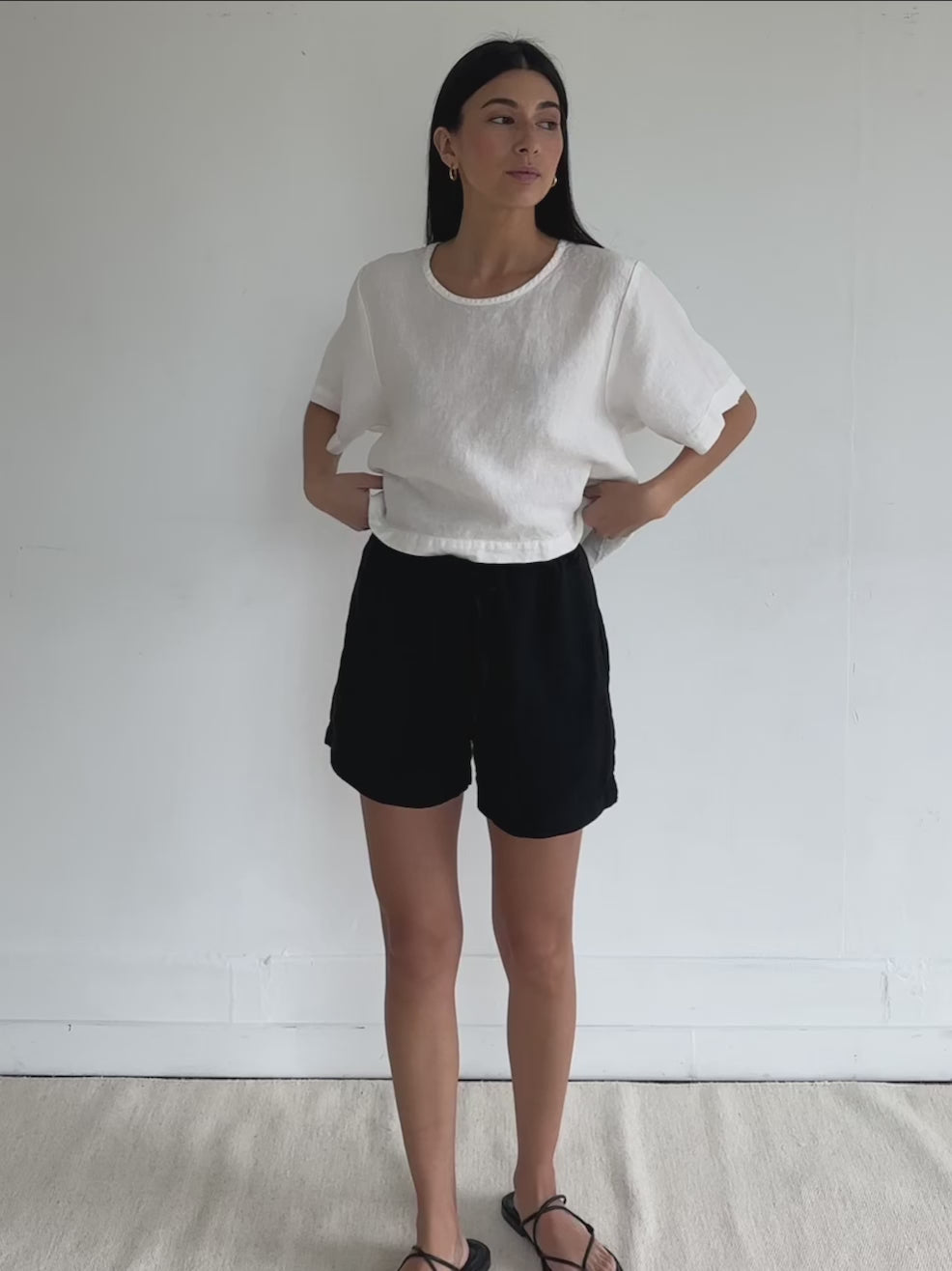 August Shorts in Noir