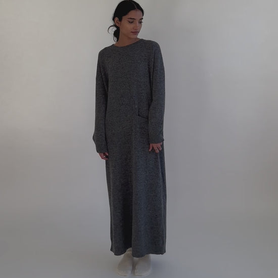 Maison Dress in Charcoal