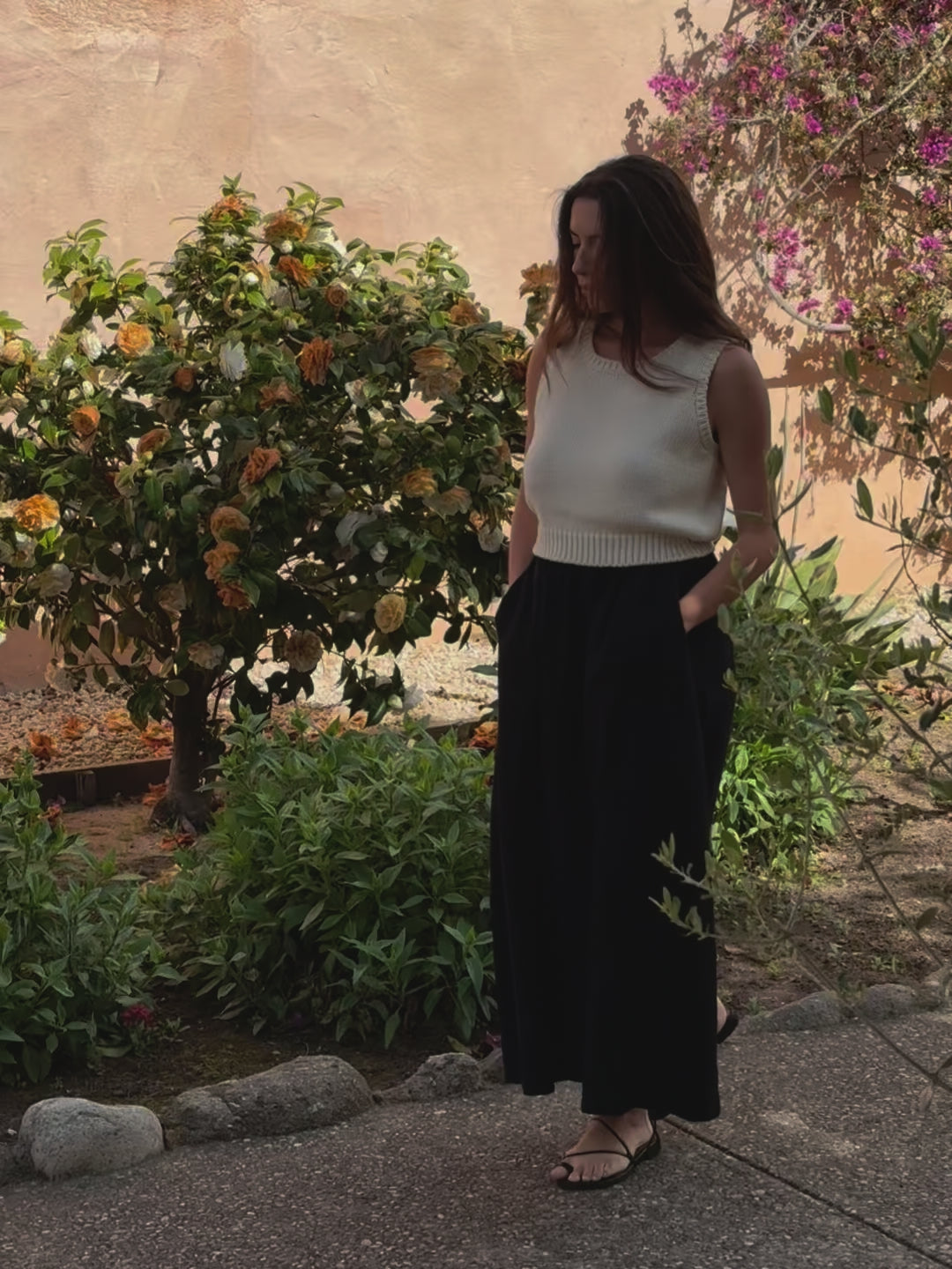 Persephone Tank Ivory