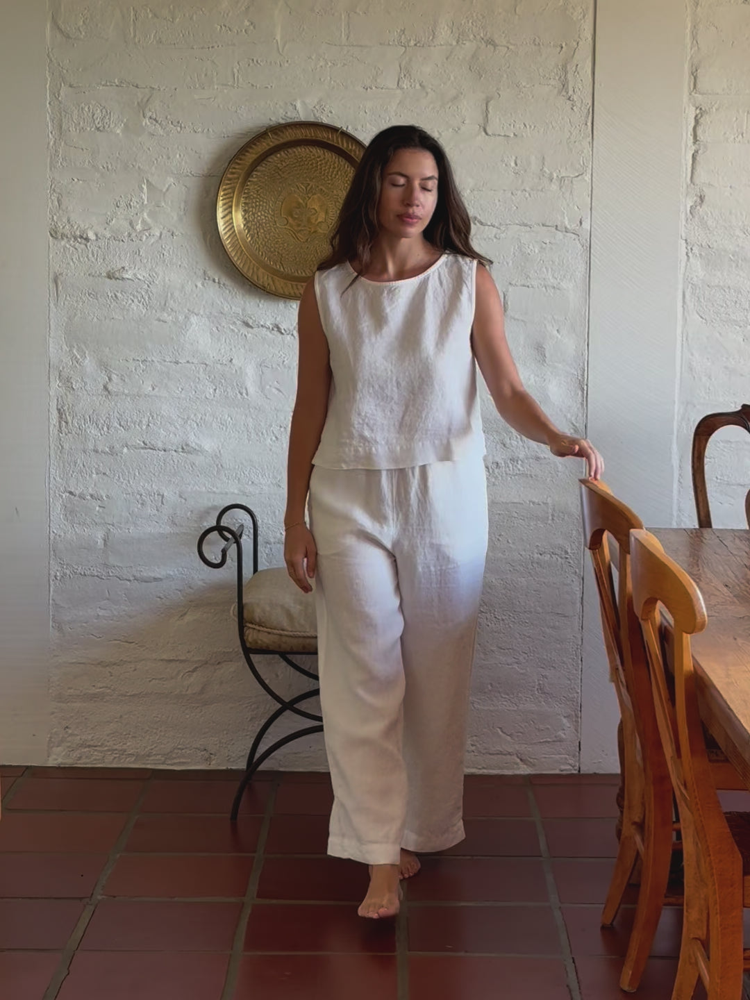 Finley Pants in Salt