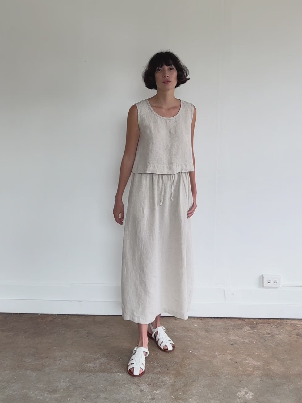 Eva Top in Oatmeal