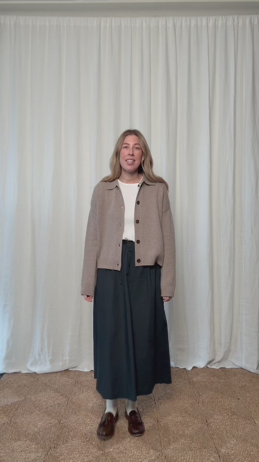 Augie Cardigan Toast