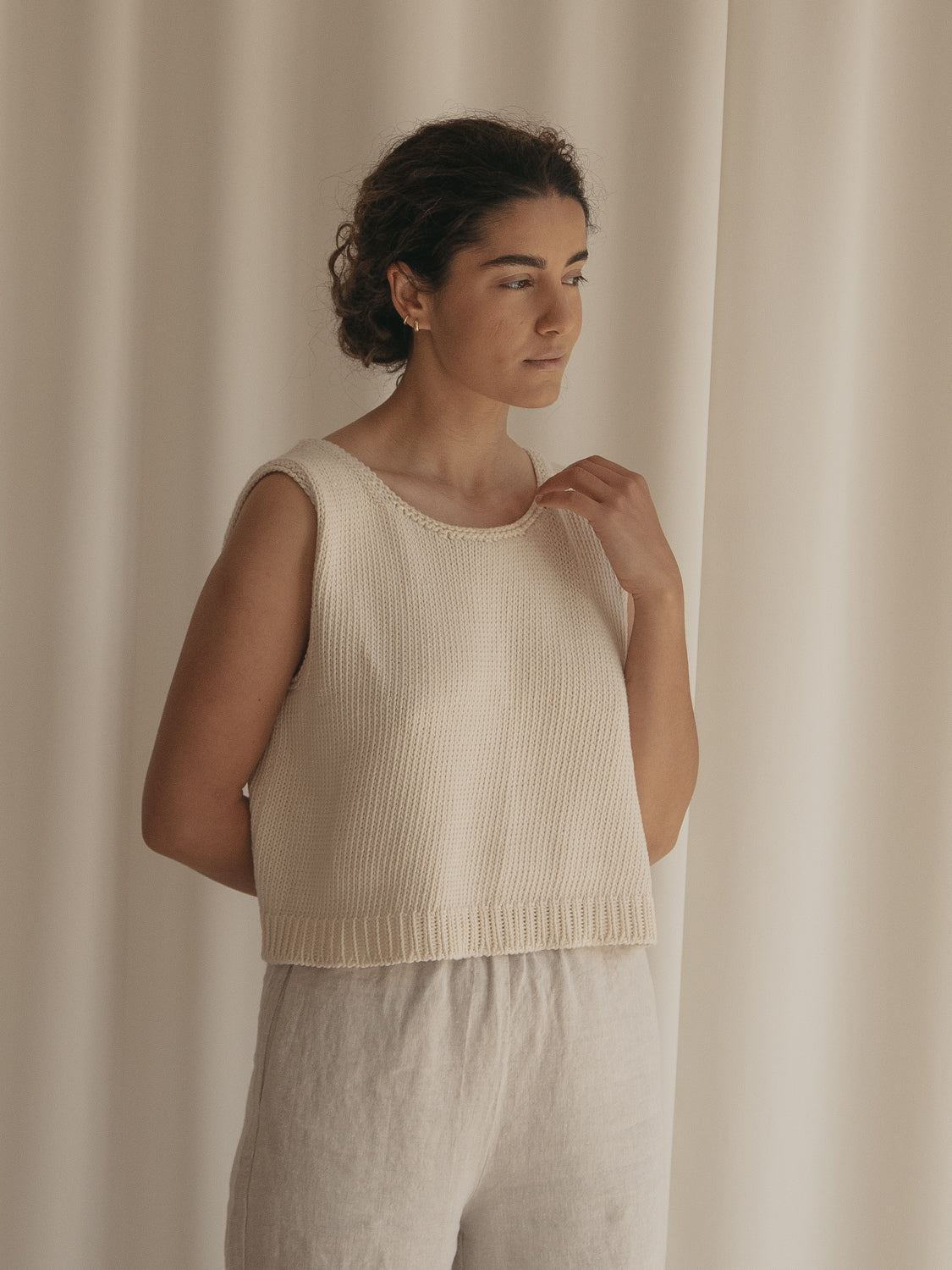 Briar Knit Top in Ivory