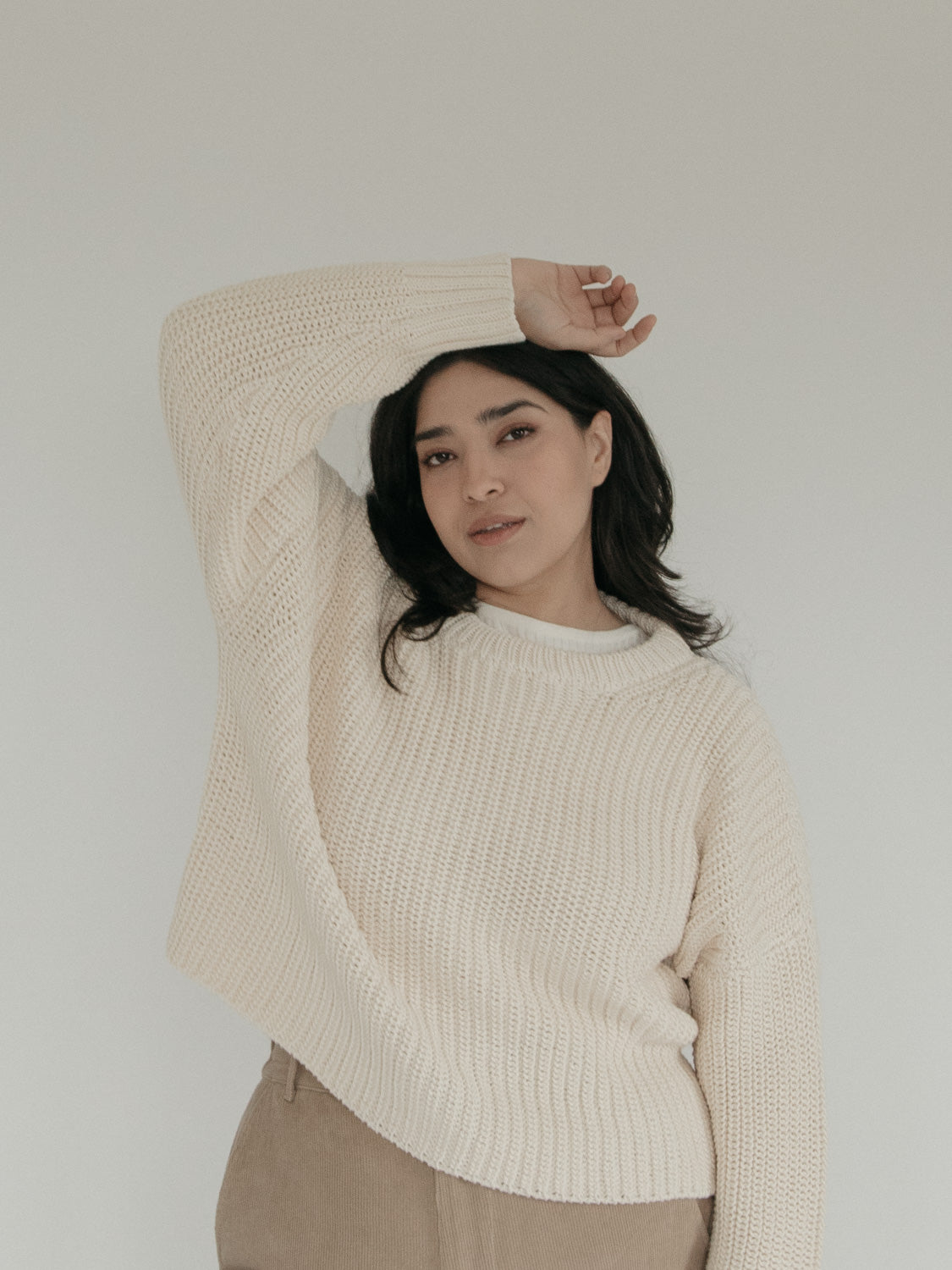Parker Pullover in Ivory
