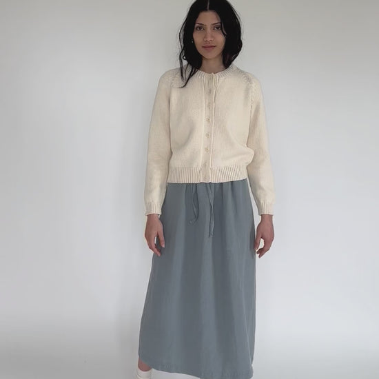 Mabel Cardigan in Ivory